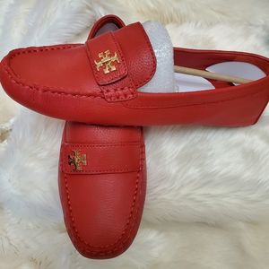 Tory Burch Kira Driver Ruby Red